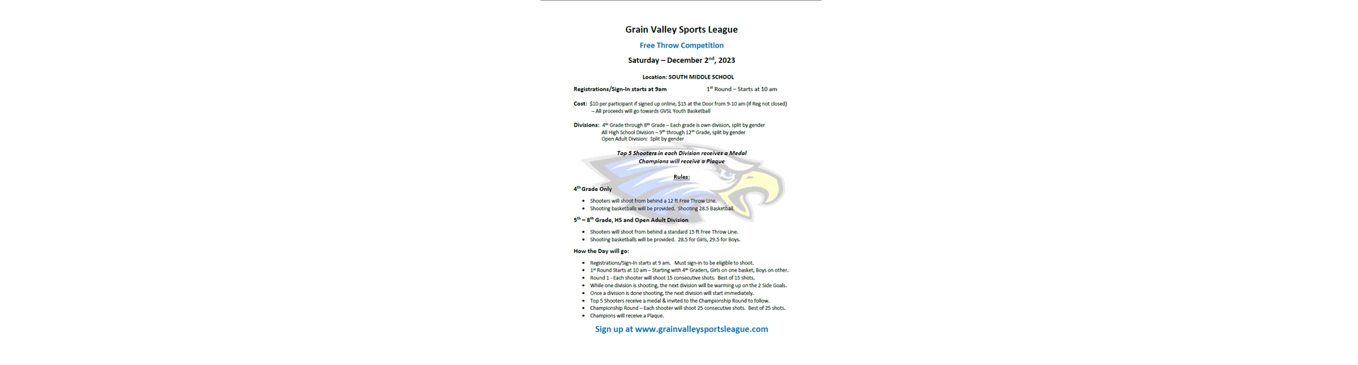 Grain Valley - Free Throw Competition